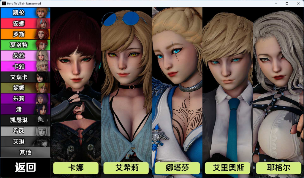 【安卓+PC/亚洲风SLG/汉化/动态】英雄到坏人 V0.4.1 官方中文版【更新/3.1G】