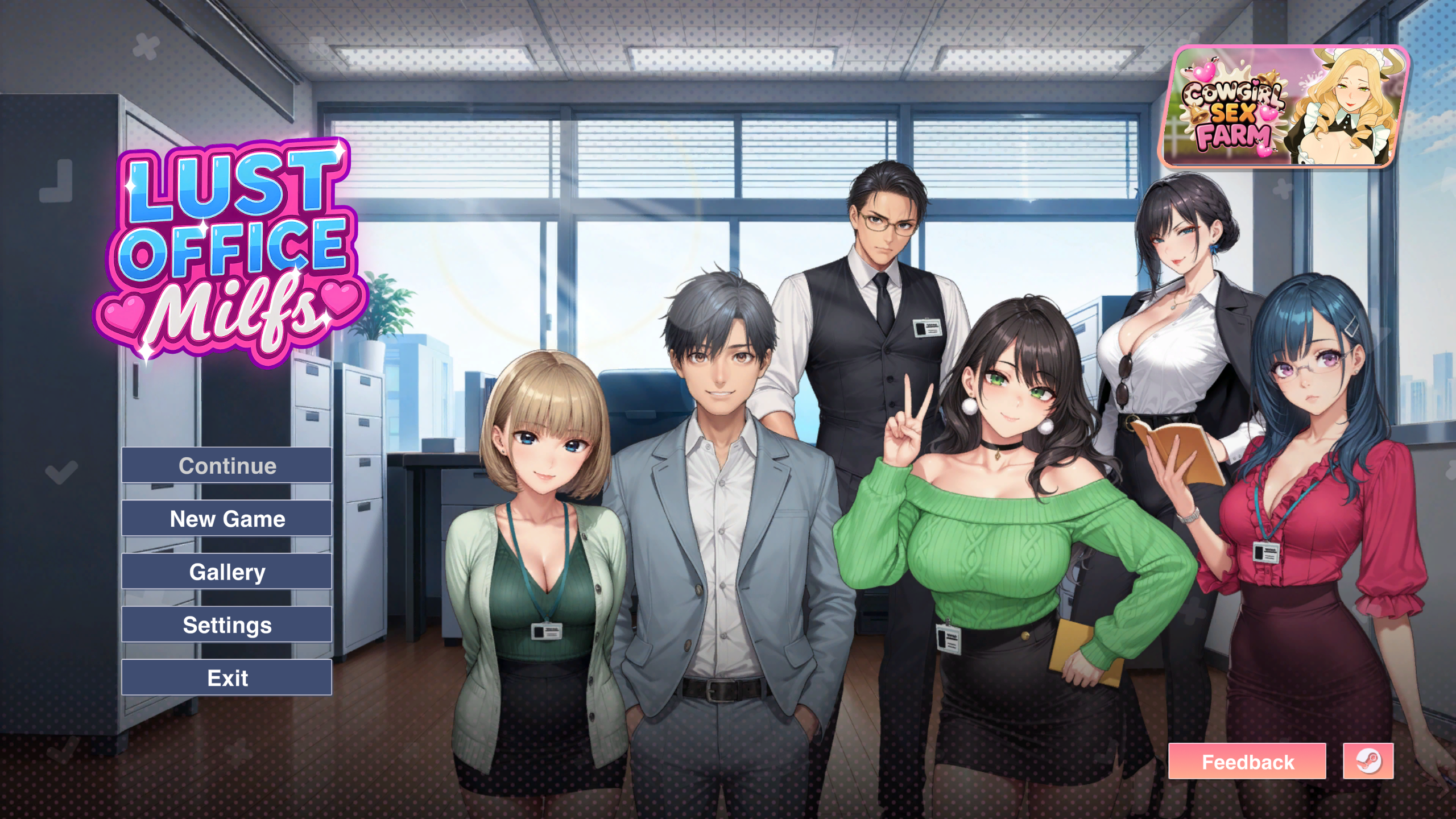 【PC/SLG/官中步兵/动态】办公室熟女韵事 Lust Office MILFs 存档 [410M]